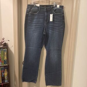 NWT Judy Blue Mid Rise Bootcut Dark Wash Denim Jeans, 20W